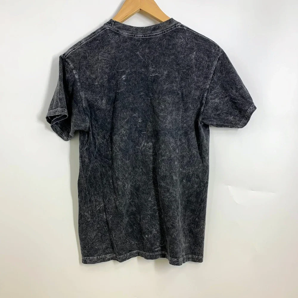 Dragon Ball‎ Z Boy's Goku T Shirt Anime Black Wash Graphic Tee Size M